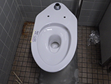 和式トイレ→洋式トイレ交換工事 便器設置